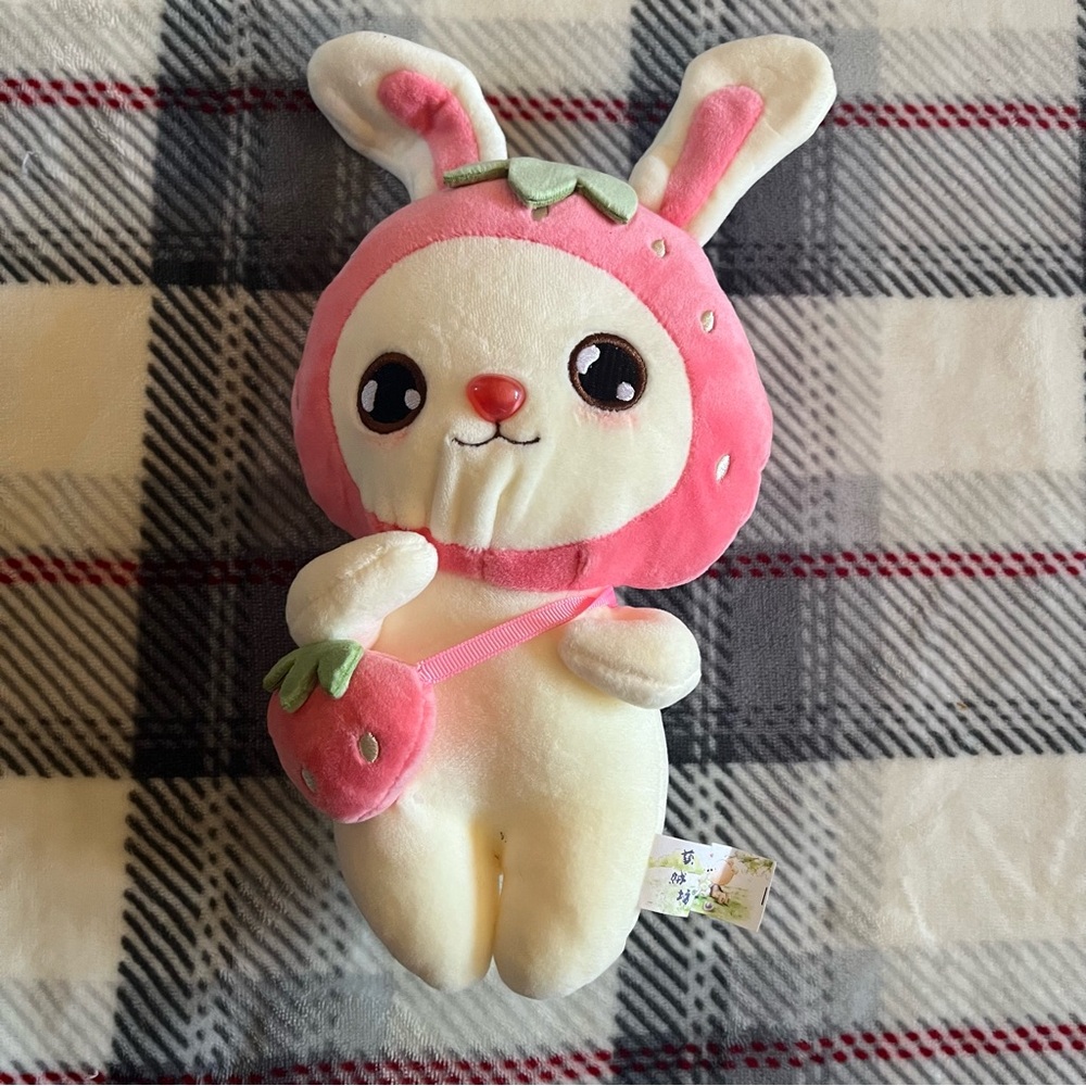 Strawberry Bunny Plush